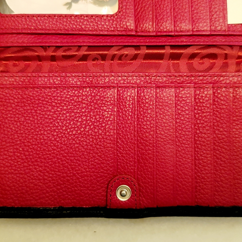 NWT Brighton Uptown Girl Tom Clancy Signed Women's Wallet Fashion Illustration - Picture 6 of 9